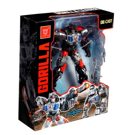 Gorilla robot, with metal elements, is transformed-10