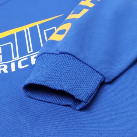Sweatshirt for a boy, blue color, height 122-128 cm-2