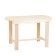 Table, 120 × 63 × 73cm, from linden, with rounded edges, extra