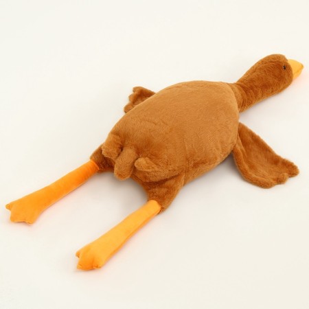Skill of the soft toy "Goose", 130 cm, beige color, unnecessary-2
