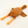 Skill of the soft toy "Goose", 130 cm, beige color, unnecessary
