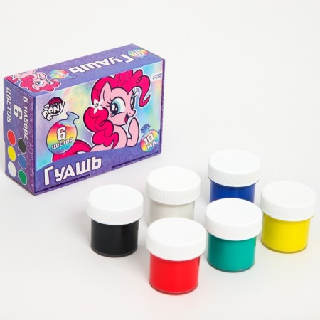 Гуашь 6 цветов по 10 мл, My Little Pony-2