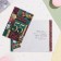 Postcard "Happy Anniversary! 55" Glitter, Congrev, Burgundy Bourland, 19 x 29 cm