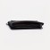Male purse with zipper, department for bills, for maps, for coins, black color