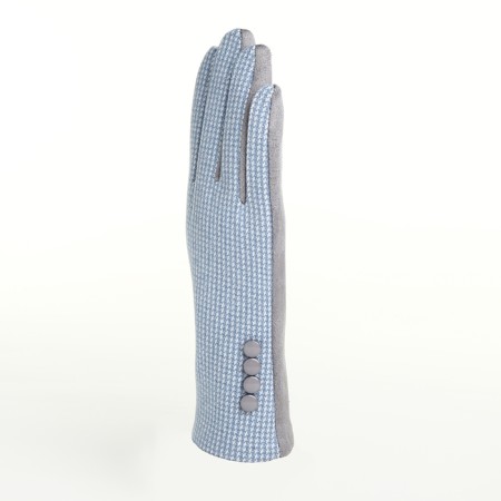 Gloves are female, dimensionless, without insulation, the color of the gray-blue-1