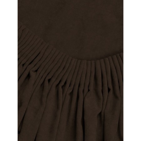 Set of curtains "Canvas", size 200x260 cm, 2 pcs, color wenge-3
