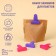 Set of packages clamps, 4 × 1.7 cm, 4 pcs, color mix