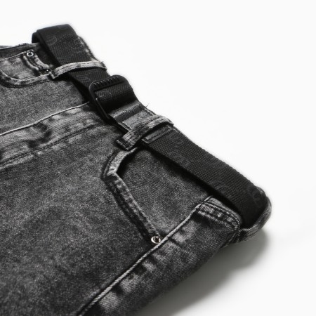 Women's jeans, gray color, size 25 (40/42)-4