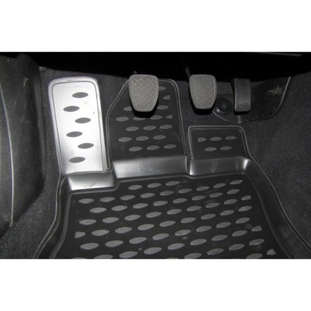 Rugs in the Subaru Outback 01/2010-2014 salon, 4 pcs. (polyurethane)-4