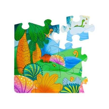 Puzzle with the stickers "Find the hero: Dino", 10 stickers-3