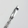 Pinzet in the form of scissors, curved, 8 cm, silver color