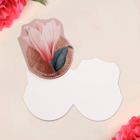 Formation postcard "Tulip", 7 x 9 cm