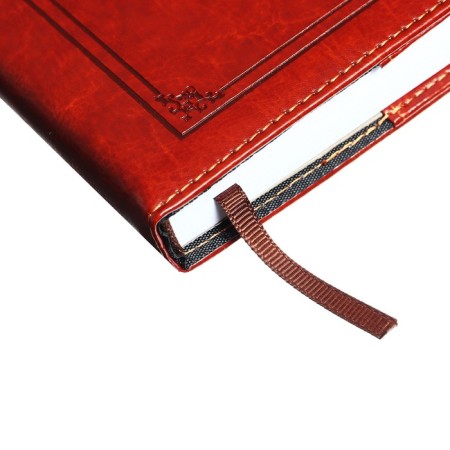 Diary of a low -up A5, 100 sheets in a cage, with a strap, leatherette cover (with a code lock) mix-8