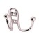 Hook Marlok 04.45.02 208-in, color chrome