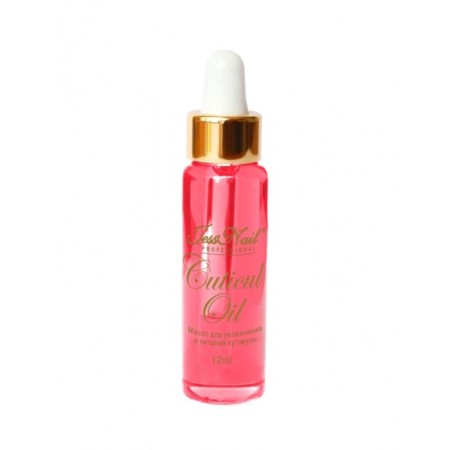 Jessnail oil for moisturizing and nutrition of the cuticle, "Cherry", 12 ml