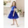 Dress "Jasmine", height 122 cm, blue color