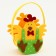 Easter decor basket "Cockerels in pants" 7x10x18 cm