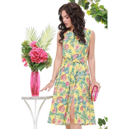 Female dress "Take everything from the summer", size 52-3