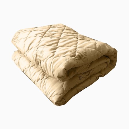 Blanket multi -ine stitches of camel wool 200x215 cm 150 gr, PE, envelope