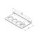 Holder for hammer and sledgehammer, wall, black