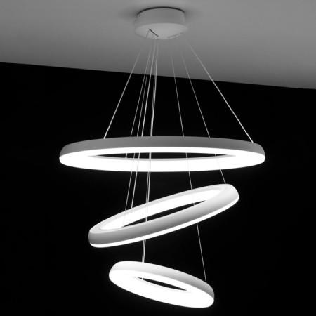 Suspended Citilux “Jupiter Smart” CL730A150S 75x75x40 cm, 3x56.7W, LED, white color-34