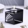 Small "Palm leaf" 7x7x7 cm, black