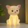 Night -night "kitten" LED from battery 3xlr44 white 6x9x12 cm Risalux
