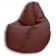 The pear-pear chair is positive Lovely, size L, diameter 80 cm, height 100 cm, velor, brown color