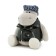 Soft toy "Hippo biker"