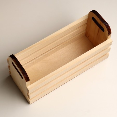Tricky Kashpo Wooden with handles 24.5x10x13 cm natural-3