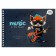 Note for notes A5, 24 sheets on the crest of Musical Cats, the cover coated cardboard, selective UV-lak, mix