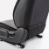 Front seats Car Performance, 2 pcs, Fiberflax (flax), gray