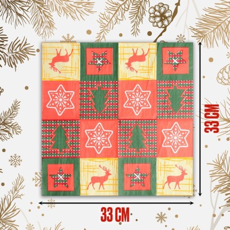 Paper napkins "New Year", 33x33 cm, set 20 pcs.-1