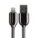 Lightning cable - USB, 6 A, TPE braid, frost -resistant, 1 meter, gray