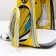 A backpack for carrying animals "cat", transparent, 34 x 25 x 40 cm, yellow