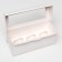 Packaging for 3 cupcake with a window, cellulose, 25 x 10 x 10 cm