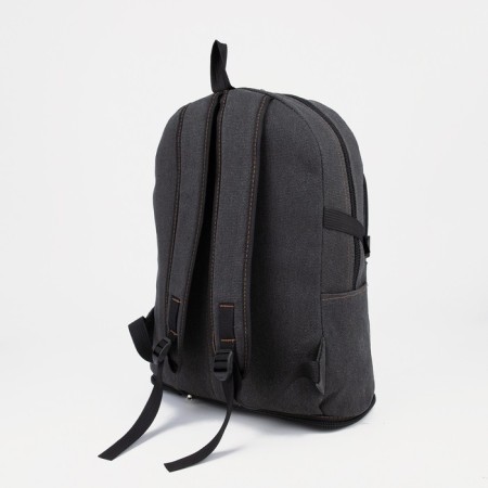 Tourist backpack, 60 l, lightning department, external pocket, black color-3