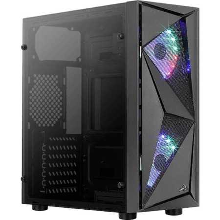 Aerocool Glider Cosmo-G-BK-V1, without PSU, ATX, MIDI-Tower, Black