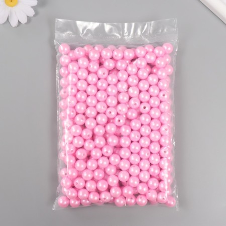 A set of beads "Pearls" d 12 mm, 250 grams, pale pink-2