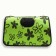 Bag - Carriage for animals "Flowers", green, size m, 40 x 21 x 27 cm