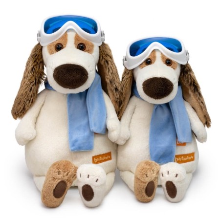 Soft toy "Bartholomew in ski glasses", 27 cm-4