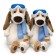 Soft toy "Bartholomew in ski glasses", 27 cm
