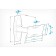 Holder LCDS-5063 White 19 "-32" Max.30kg Wall Turn and Bow 107046