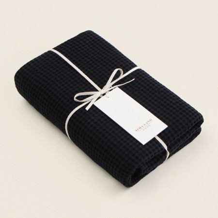 Waffle towel SL Home: Linen "Dark Mare" 60x140 cm, 51% flax, 49% cotton, 235 g/m2-6