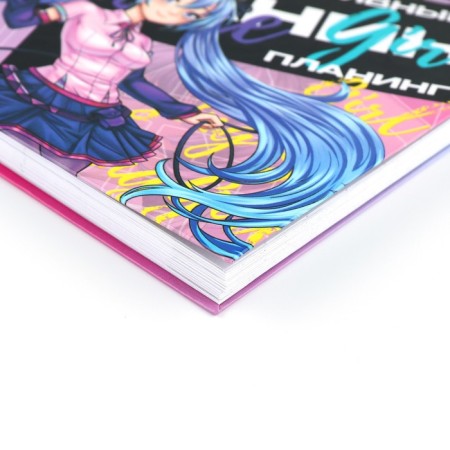 Interactive glider A5, 92 l. Solid cover "Anime Girls"-2
