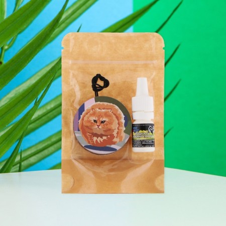 Car suspension Flying cat + aromatic grapes 5 ml-2