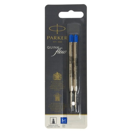 Balloon rod Parker Quinkflow Z08, Feat M, 1 mm, Blue ink, in a blister (2pcs)