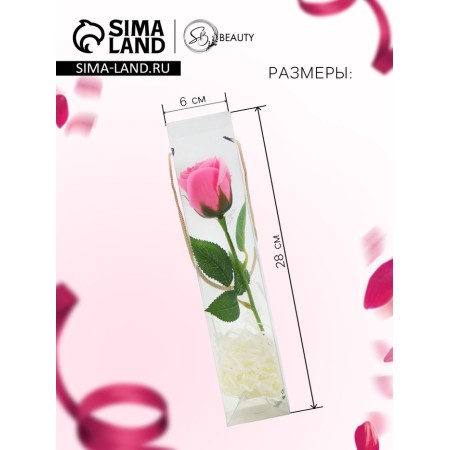 Soap rose pink in a box-1