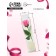 Soap rose pink in a box