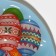 Glass stand for eggs of 10 cells of the Daillean "Easter rabbit", 24 × 20.5 cm